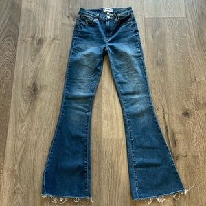 Paige flair high rise denim jeans